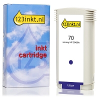 Marca 123tinta - HP 70 (C9458A) cartucho de tinta azul