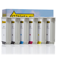 Marca 123tinta - HP 727 cartuchos de tinta de alta capacidad | Pack 2 negros + 4 colores 160188