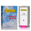 Marca 123tinta - HP 728 (F9J62A) cartucho de tinta magenta 044487 - 1
