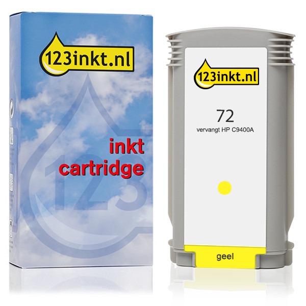 Marca 123tinta - HP 72 (C9400A) cartucho de tinta amarillo C9400AC 030887 - 1