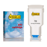 Marca 123tinta - HP 730 (P2V62A) cartucho de tinta cian