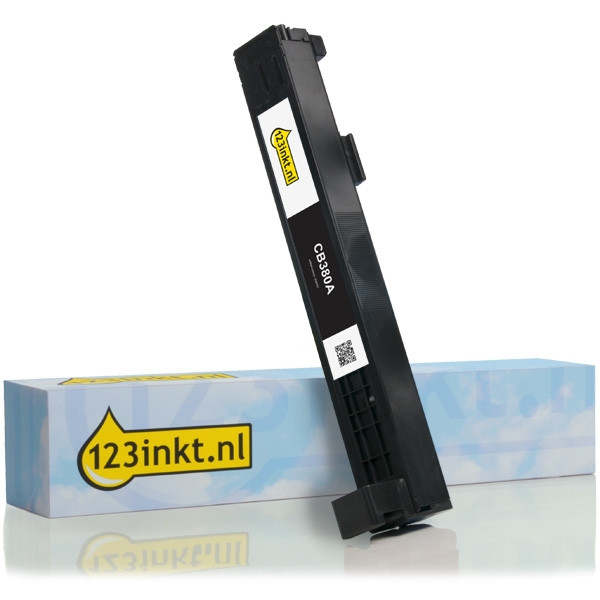 Marca 123tinta - HP 823A (CB380A) toner negro CB380AC 039787 - 1