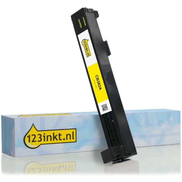 Marca 123tinta - HP 824A (CB382A) toner amarillo CB382AC 039793 - 1