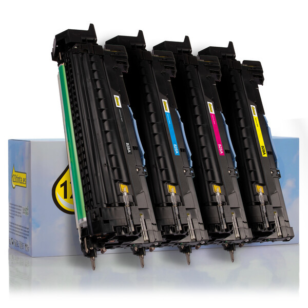 Marca 123tinta - HP 828A tambores | Pack negro + 3 colores 127313 - 1