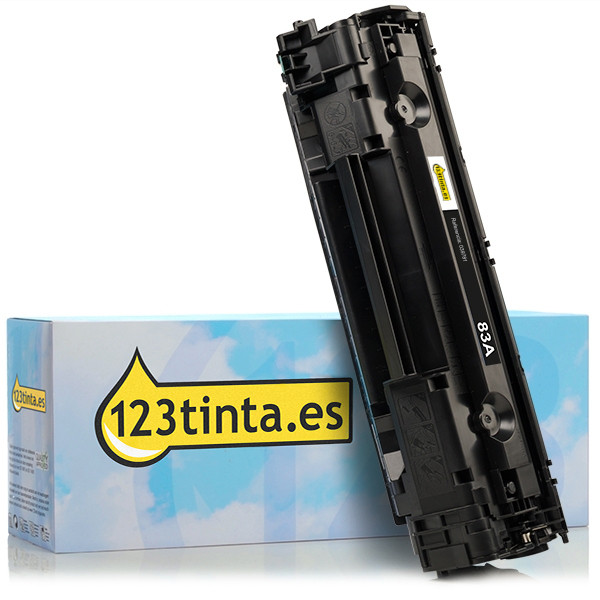 Marca 123tinta - HP 83A (CF283A) toner negro CF283AC 054759 - 1