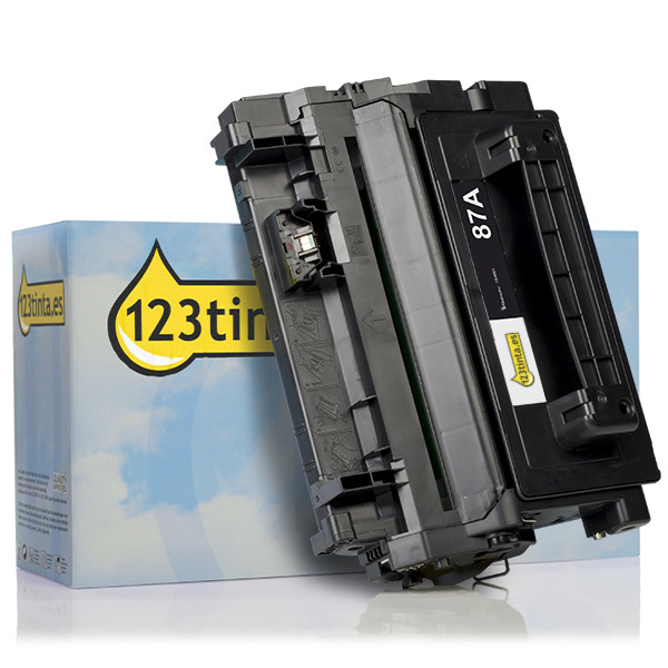 Marca 123tinta - HP 87A (CF287A) toner negro CF287AC 054881 - 1