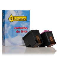Marca 123tinta - HP 901XL (SD519AE) cartuchos de tinta | Pack 2 negros + color 132109