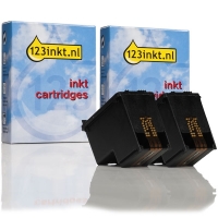 Marca 123tinta - HP 901XL cartucho de tinta negro XL | Pack 2 uds 160106
