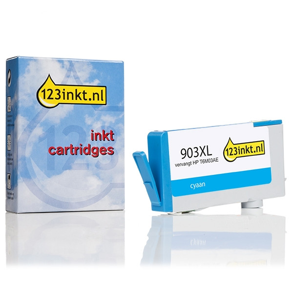 Marca 123tinta - HP 903XL (T6M03AE) cartucho de tinta cian XL T6M03AEC 093177 - 1