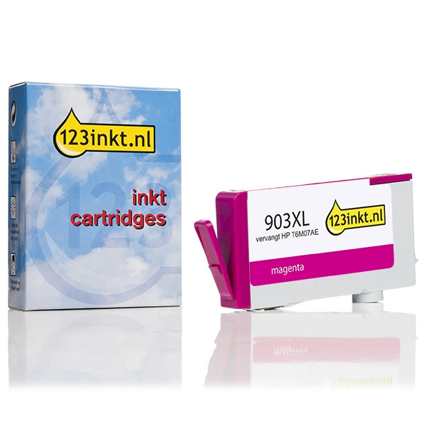 Marca 123tinta - HP 903XL (T6M07AE) cartucho de tinta magenta XL T6M07AEC 093181 - 1