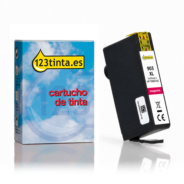 Marca 123tinta - HP 903XL (T6M07AE) cartucho de tinta magenta XL 093181 - 1