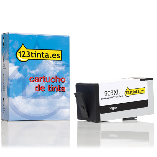 Marca 123tinta - HP 903XL (T6M15AE) cartucho de tinta negro XL *Version antigua* 044583 - 1