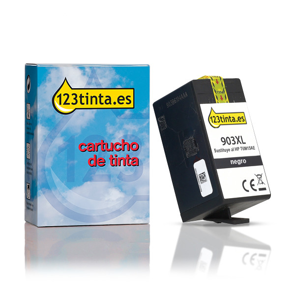 Marca 123tinta - HP 903XL (T6M15AE) cartucho de tinta negro XL 093183 - 1