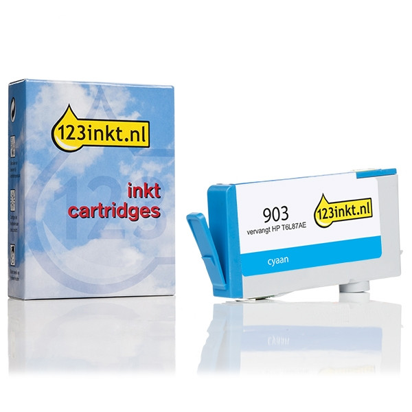 Marca 123tinta - HP 903 (T6L87AE) cartucho de tinta cian T6L87AEC 093176 - 1