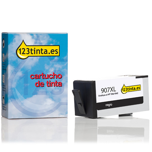 Marca 123tinta - HP 907XL (T6M19AE) cartucho de tinta negra XXL T6M19AEC 093231 - 1