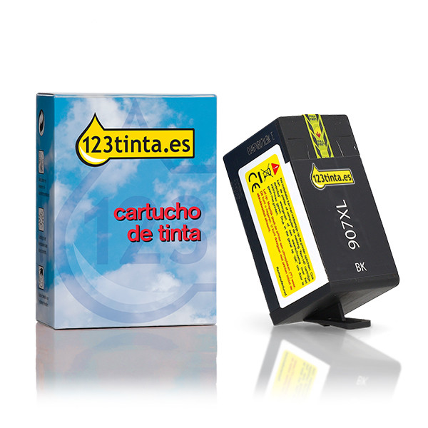 Marca 123tinta - HP 907XL (T6M19AE) cartucho de tinta negra XXL 093231 - 1