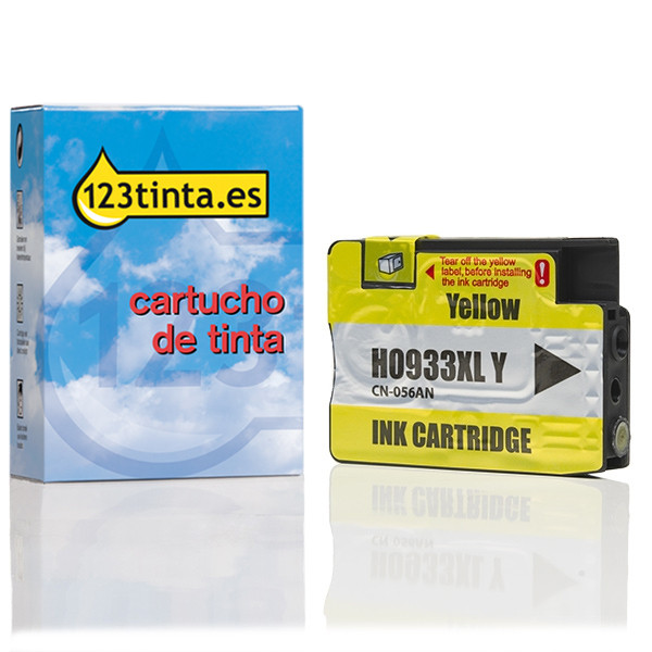 Marca 123tinta - HP 933XL (CN056AE) cartucho de tinta amarillo XL CN056AEC 044153 - 1