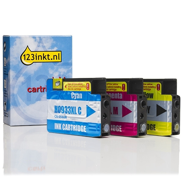 Marca 123tinta - HP 933XL Pack ahorro cian/magenta/amarillo  160128 - 1