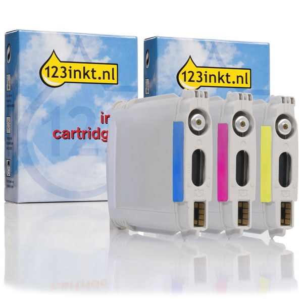 Marca 123tinta - HP 940XL cartuchos de tinta | Pack 3 colores 160118 - 1