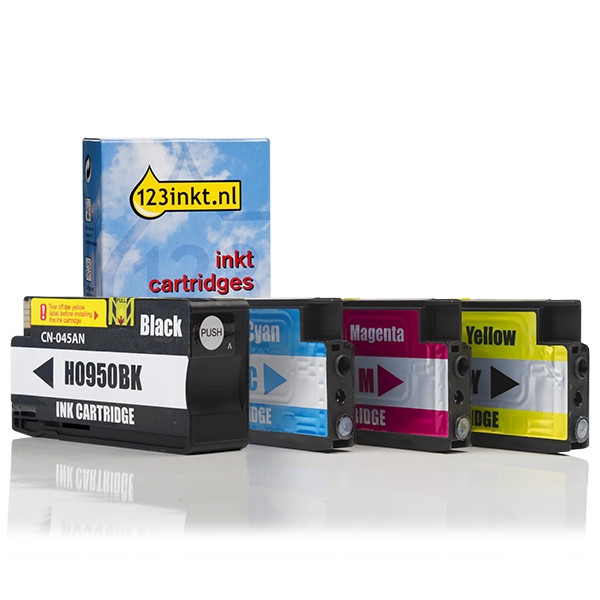 Marca 123tinta - HP 950/951 cartuchos de tinta | Pack negro + 3 colores 160141 - 1