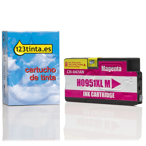 Marca 123tinta - HP 951XL (CN047AE) cartucho de tinta magenta XL CN047AEC 044139 - 1