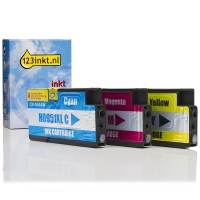 Marca 123tinta - HP 951XL cartuchos de tinta | Pack 3 colores 160127