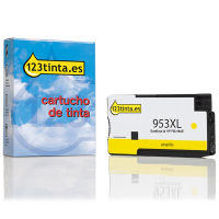 Marca 123tinta - HP 953XL (F6U18AE) cartucho de tinta amarillo XL