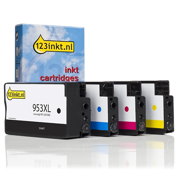 Marca 123tinta - HP 953XL Pack ahorro negro/cian/magenta/amarillo  160147 - 1