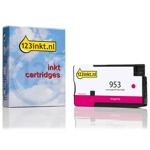 Marca 123tinta - HP 953 (F6U13AE) cartucho de tinta magenta F6U13AEC 044533 - 1