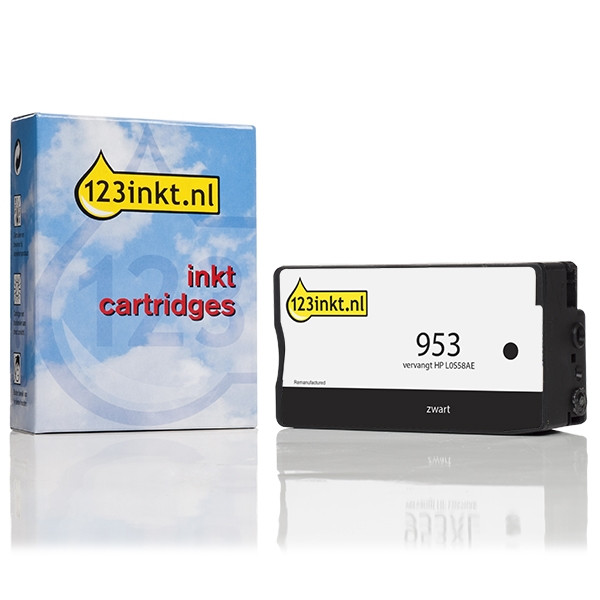 Marca 123tinta - HP 953 (L0S58AE) cartucho de tinta negro L0S58AEC 044529 - 1