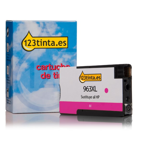 Marca 123tinta - HP 963XL (3JA28AE) Cartucho de tinta magenta XL 3JA28AEC 055387 - 1