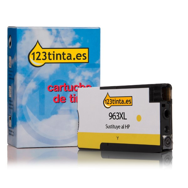 Marca 123tinta - HP 963XL (3JA29AE) Cartucho de tinta amarillo XL 3JA29AEC 055389 - 1