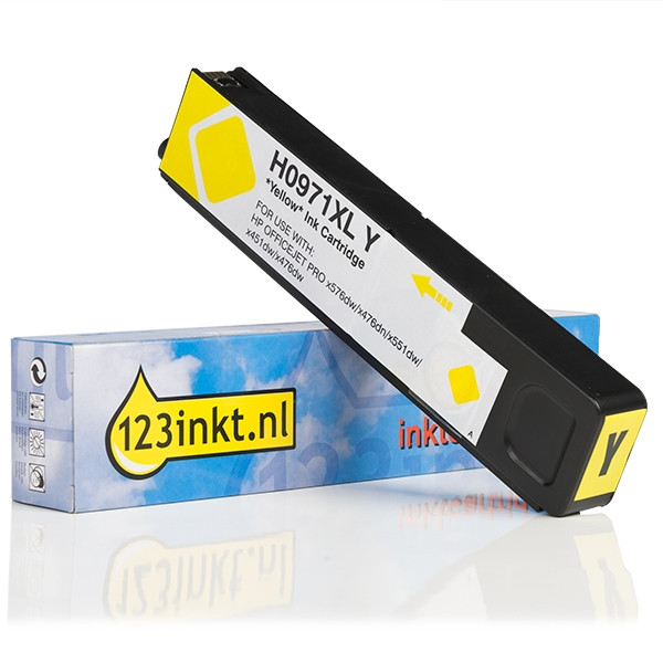 Marca 123tinta - HP 971XL (CN628AE) cartucho de tinta amarillo XL CN628AEC 044239 - 1