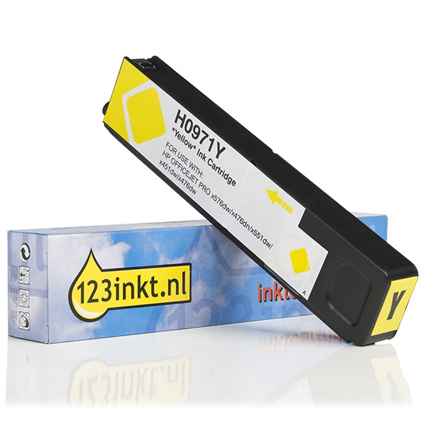 Marca 123tinta - HP 971 (CN624AE) cartucho de tinta amarillo  426106 - 1