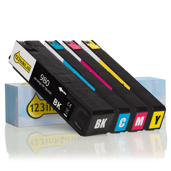 Marca 123tinta - HP 980 multipack negro/cian/magenta/amarillo  160183 - 1