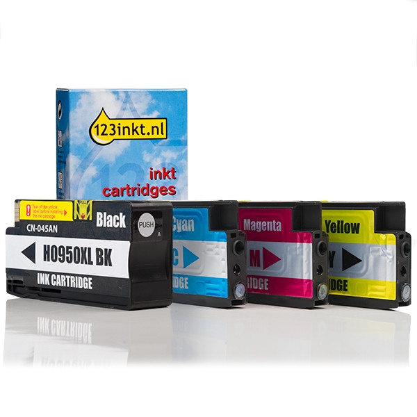 Marca 123tinta - HP C2P43AE cartuchos de tinta | Pack negro + 3 colores 160124 - 1