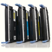 Marca 123tinta - HP C9720A, 21A, 22A, 23A toners | Pack negro + 3 colores 130004