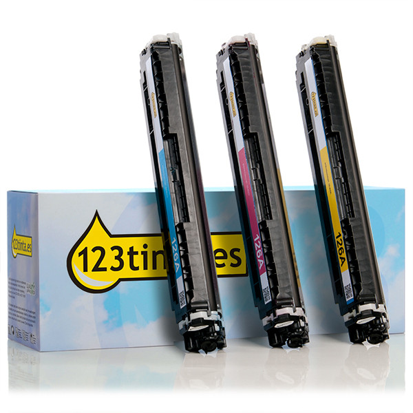 Marca 123tinta - HP CF341A multipack cian/magenta/amarillo CF341AC 054095 - 1