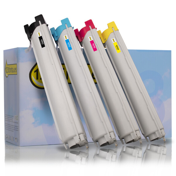 Marca 123tinta - HP SS607A, SS567A, SS649A y SS742A pack negro + 3 colores  130559 - 1