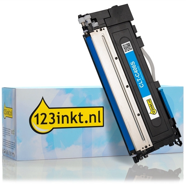 Marca 123tinta - HP ST984A (CLT-C406S) toner cian ST984AC 092691 - 1