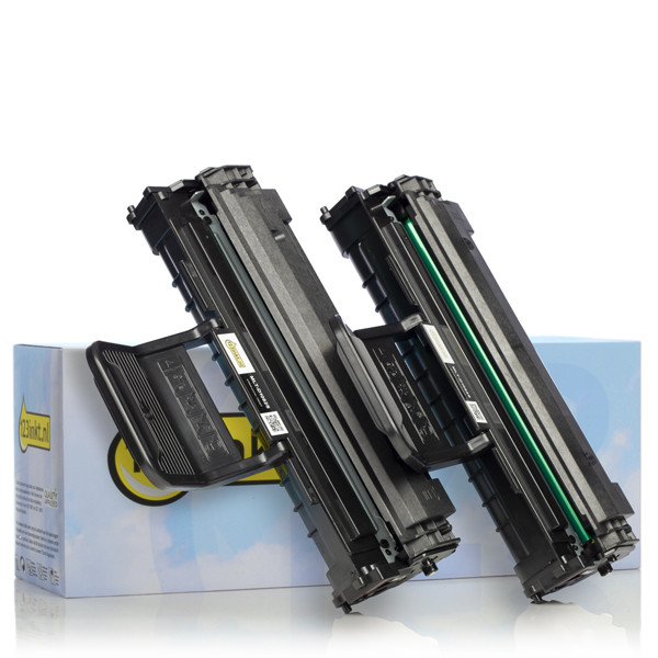 Marca 123tinta - HP SV118A (MLT-P1082A) pack 2x toner negro SV118AC 092627 - 1