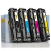 Marca 123tinta - Pack ahorro HP 410X: HP CF410X, CF411X, CF412X, CF413X negro + 3 colores