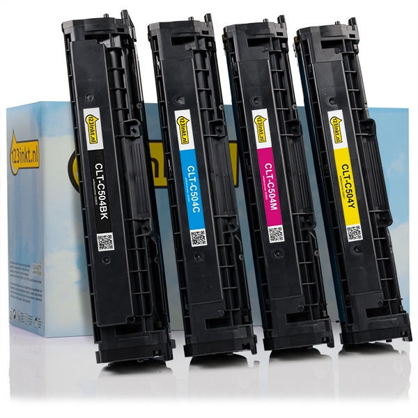 Marca 123tinta - Pack ahorro Samsung: CLT-K504S, C504S, M504S, Y504S toner negro + 3 colores  130137 - 1