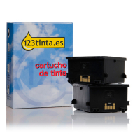 Marca 123tinta - Pack ahorro de HP: 2 x HP 14 cartucho de tinta color C5010DEC 160016