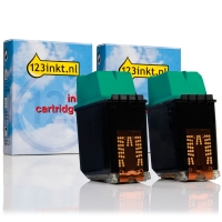 Marca 123tinta - Pack ahorro de HP: 2 x HP 25 cartucho de tinta color 51625AEC 030012