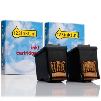 Marca 123tinta - Pack ahorro de HP: 2 x HP 27 cartucho de tinta negro C8727AEC 031282
