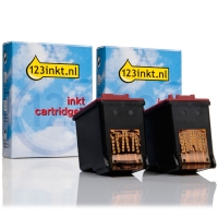 Marca 123tinta - Pack ahorro de HP: 2 x HP 58 cartucho de tinta foto C6658AEC 031272