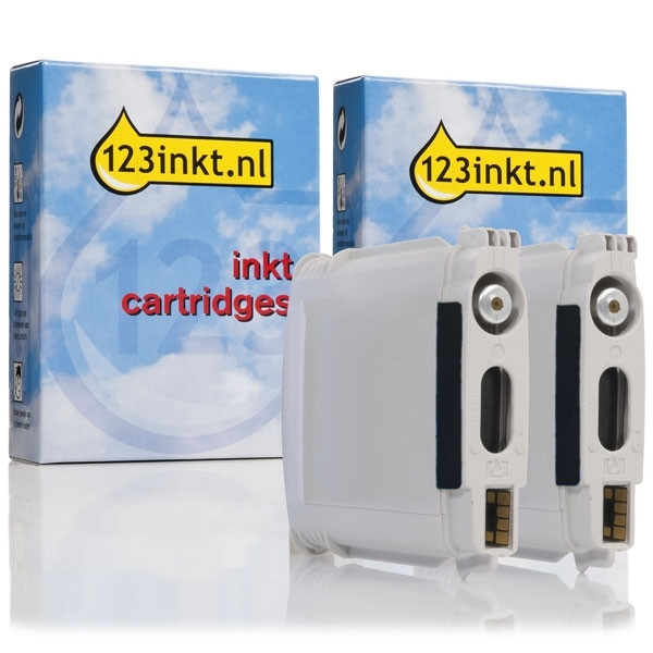 Marca 123tinta - Pack ahorro de HP: 2 x HP 940 cartucho de tinta negro C4902AEC 160114 - 1
