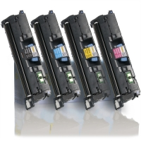 Marca 123tinta - Pack ahorro de HP 121A: HP C9700A, 01A, 02A, 03A negro + 3 colores  130006