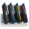 Marca 123tinta - Pack ahorro de HP 124A: HP Q6000A, 01A, 02A, 03A negro + 3 colores